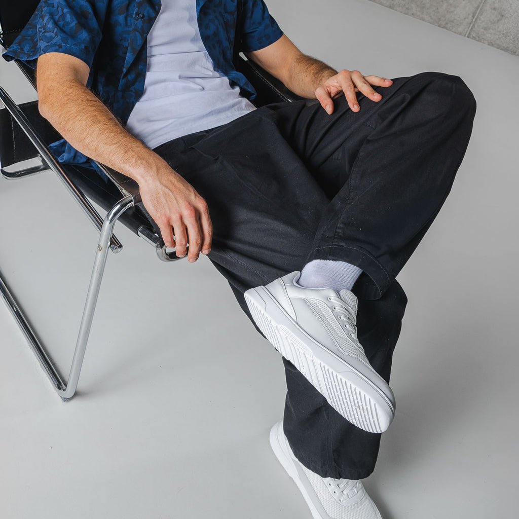 Barfuß Sneaker Barebarics Vaporo - White & Light Grey