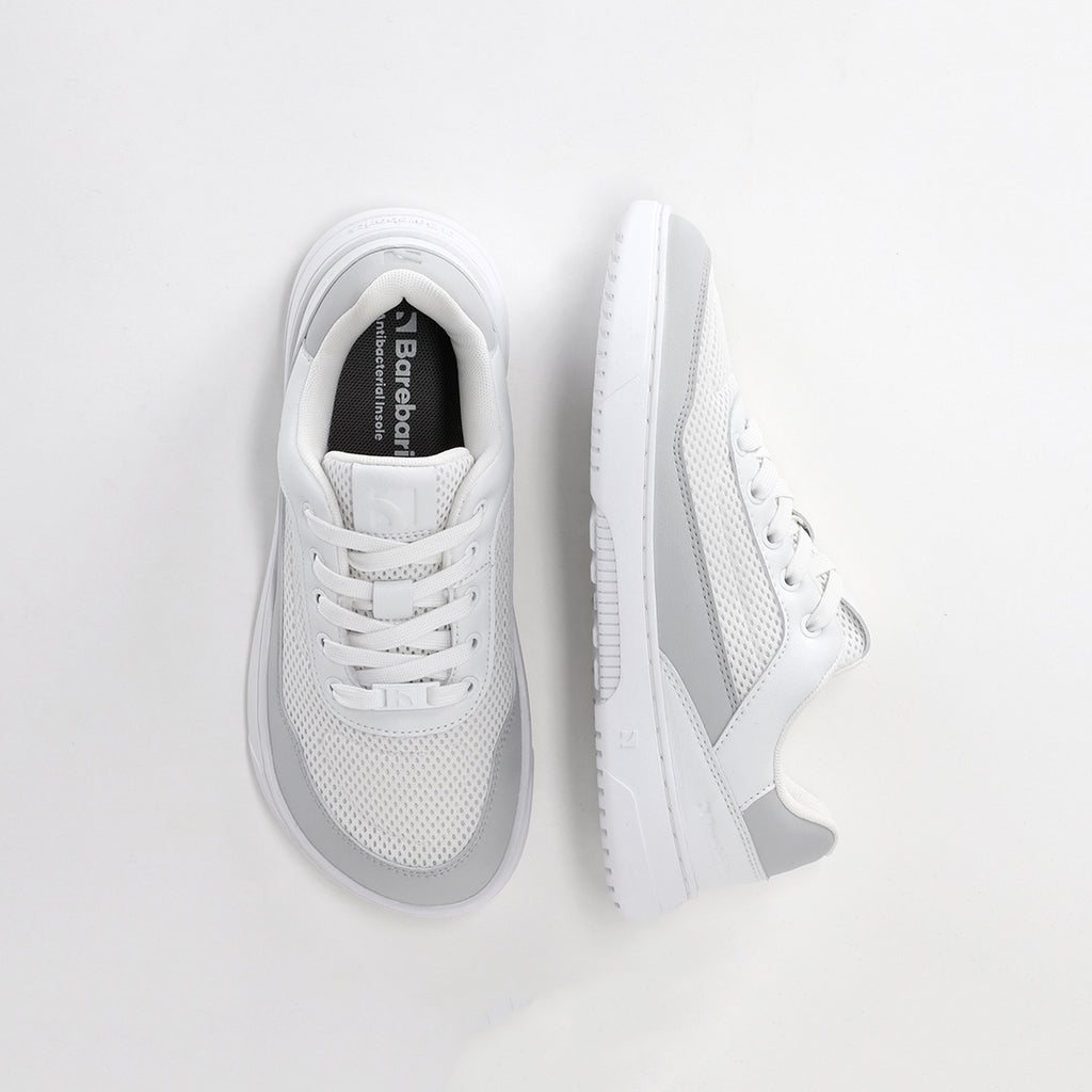 Barfuß Sneaker Barebarics Vaporo - White & Light Grey