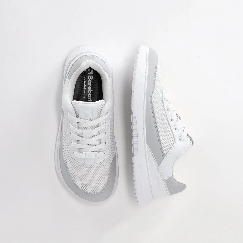 Barfuß Sneaker Barebarics Vaporo - White & Light Grey