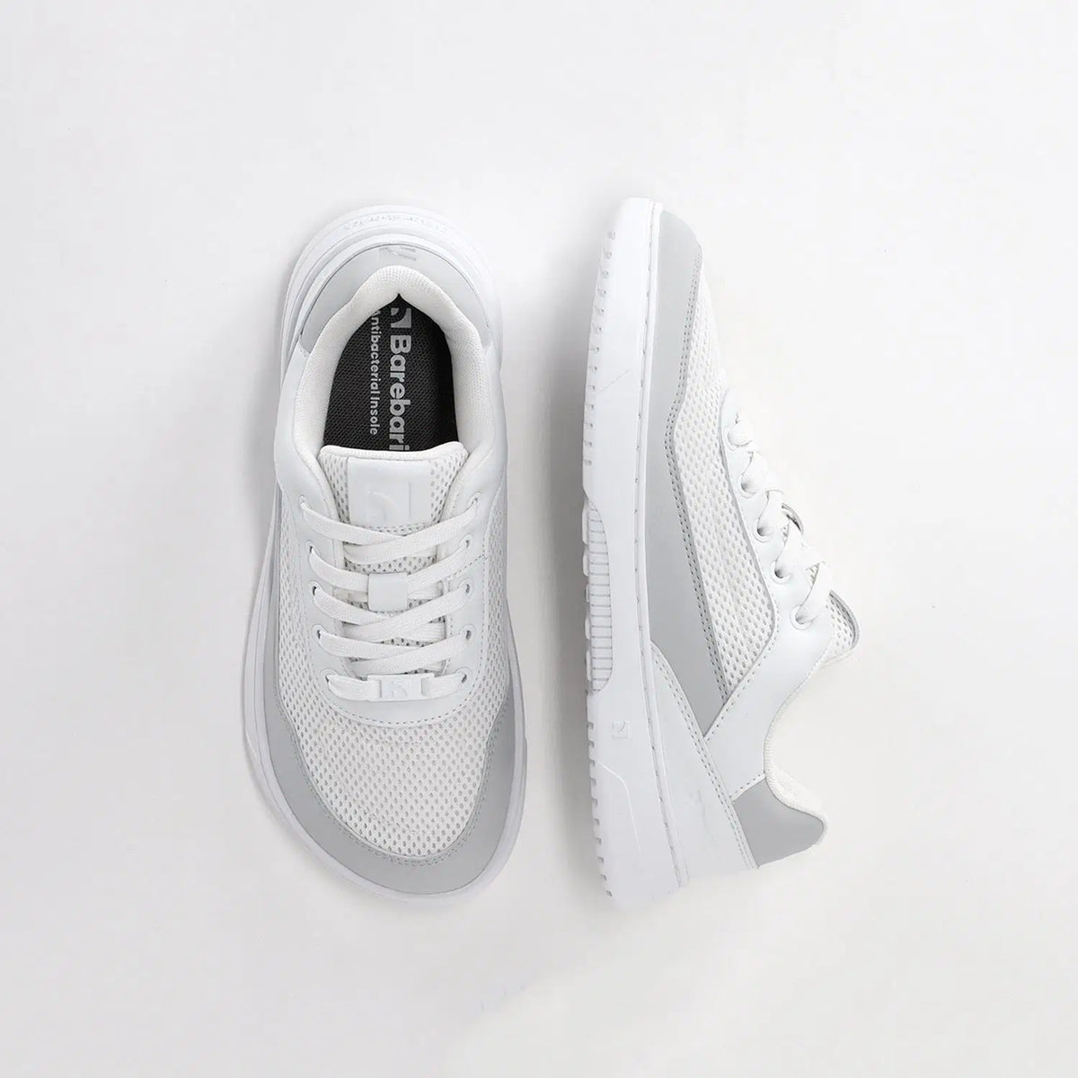 Barfuß Sneaker Barebarics Vaporo - White & Light Grey