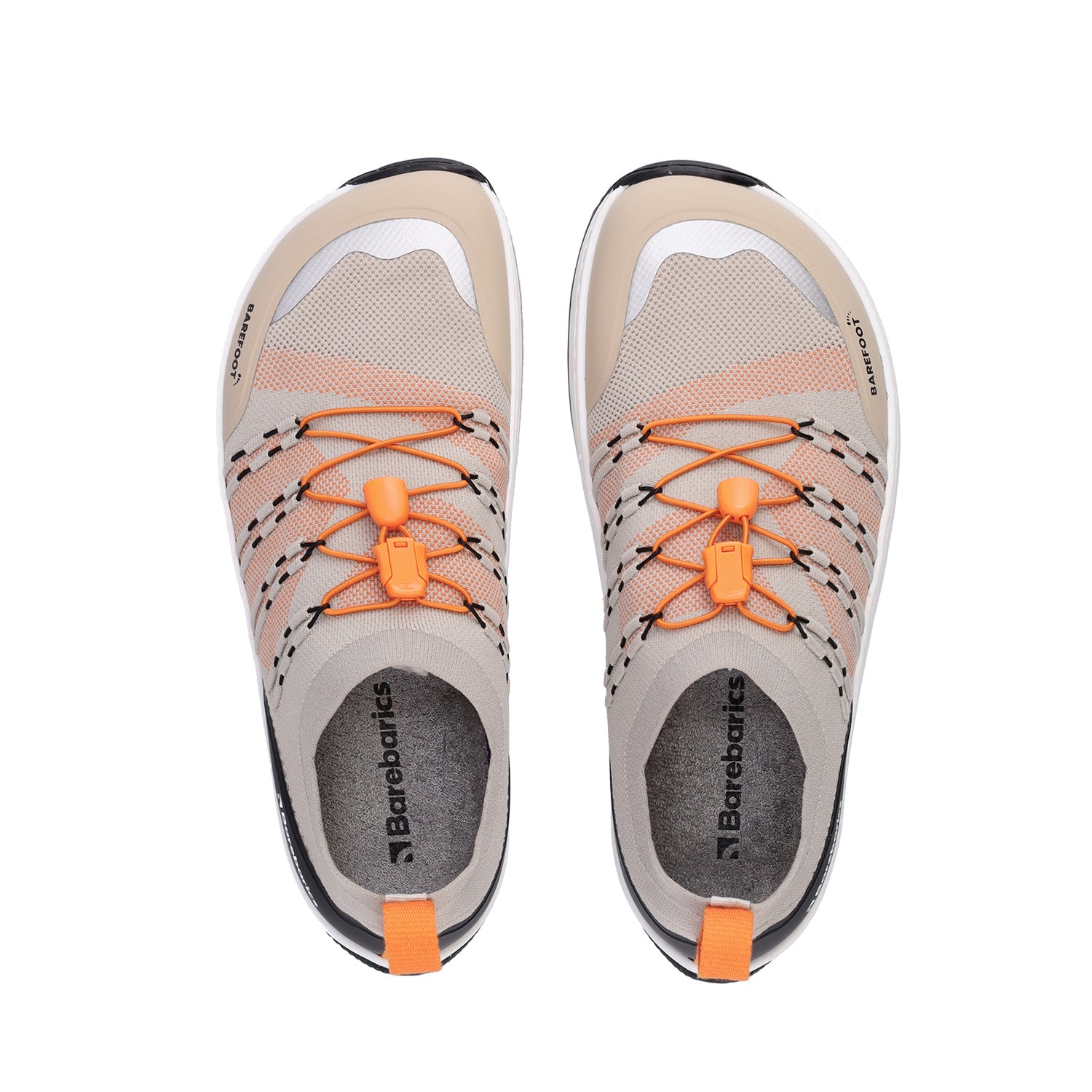 Barfuß-Sneaker Barebarics Voyager - Beige & Weiß