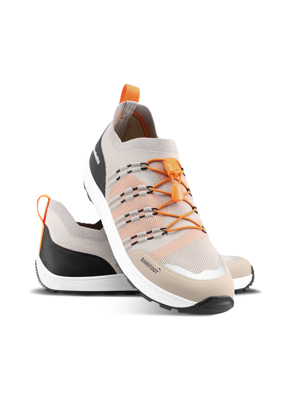 Barfuß-Sneaker Barebarics Voyager - Beige & Weiß