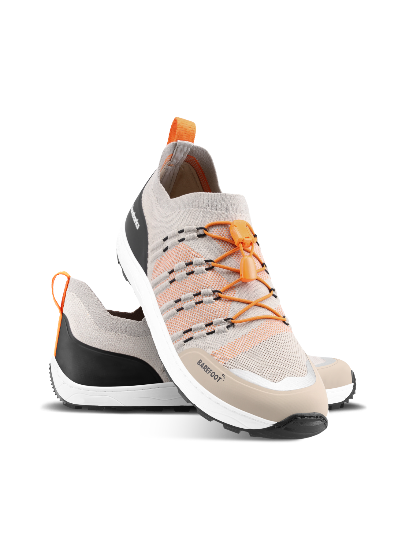 Barfuß-Sneaker Barebarics Voyager - Beige & Weiß