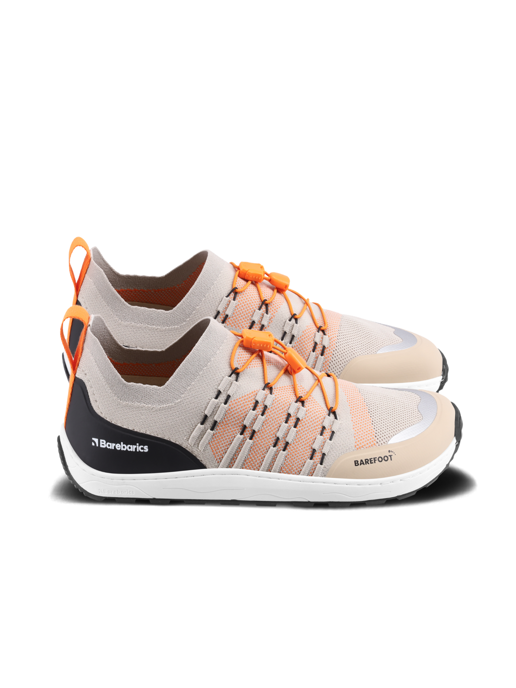 Barfuß-Sneaker Barebarics Voyager - Beige & Weiß