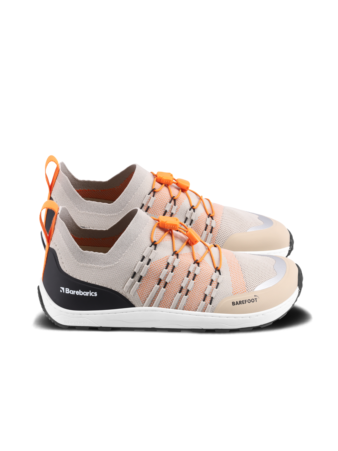 Barfuß-Sneaker Barebarics Voyager - Beige & Weiß