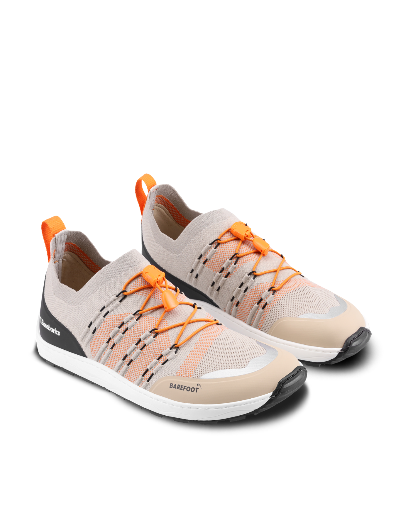 Barfuß-Sneaker Barebarics Voyager - Beige & Weiß