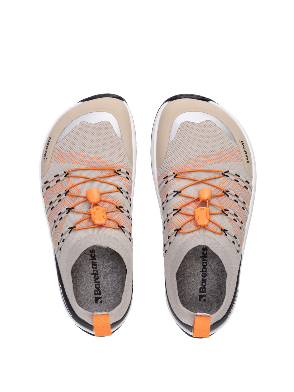 Barfuß-Sneaker Barebarics Voyager - Beige & Weiß