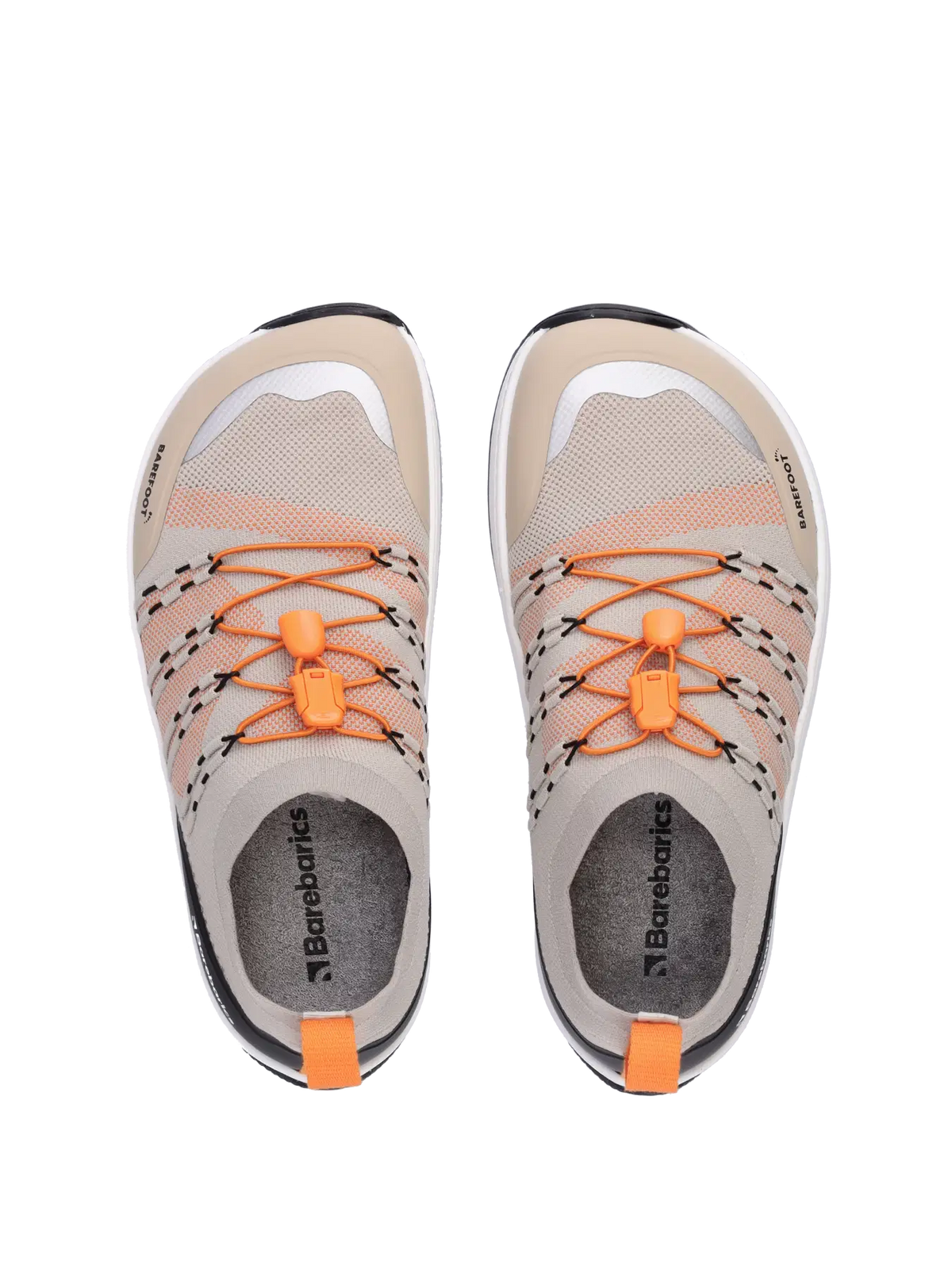 Barefoot Sneakers Barebarics Voyager - Beige & White