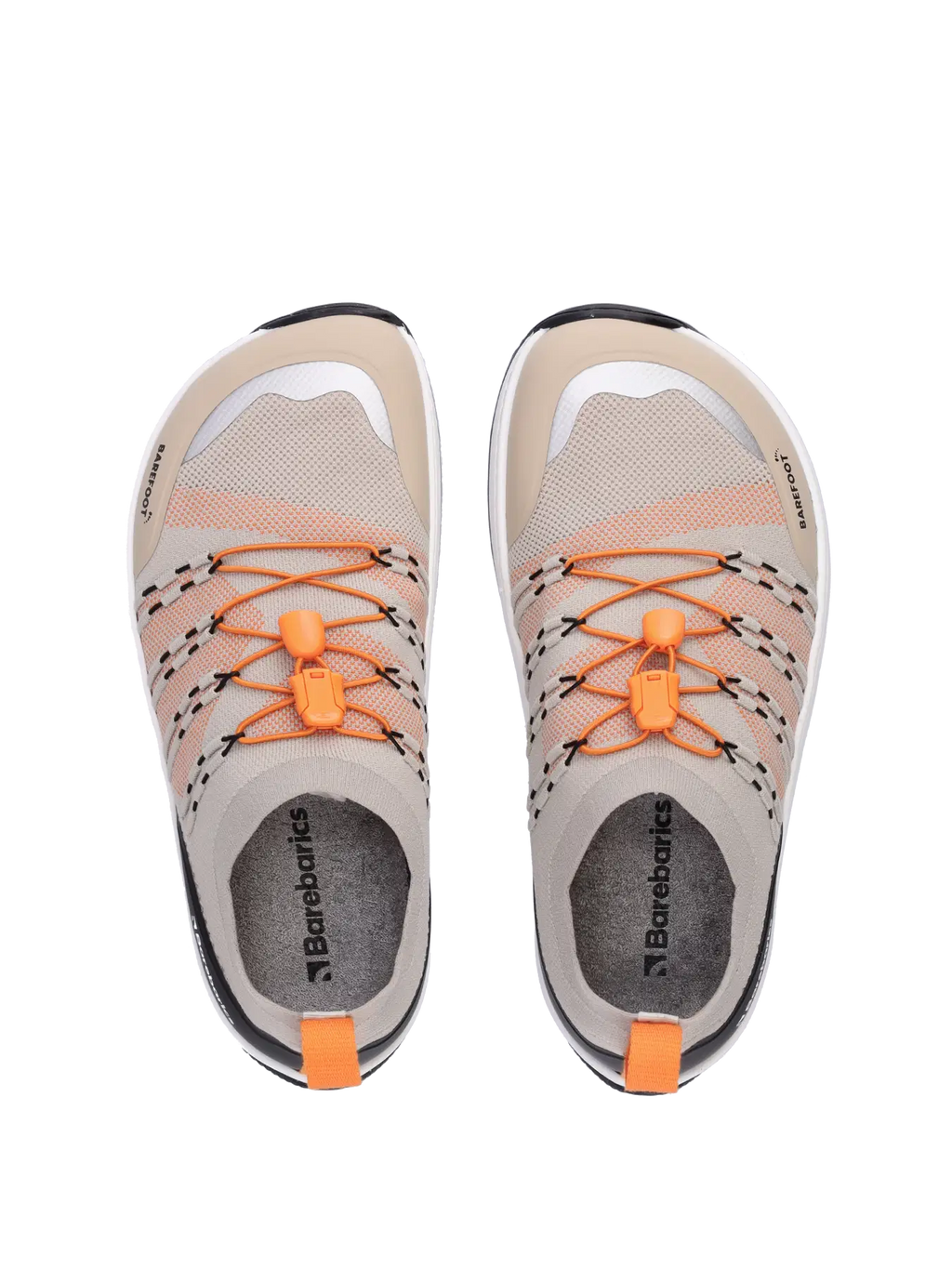 Barefoot Sneakers Barebarics Voyager - Beige & White
