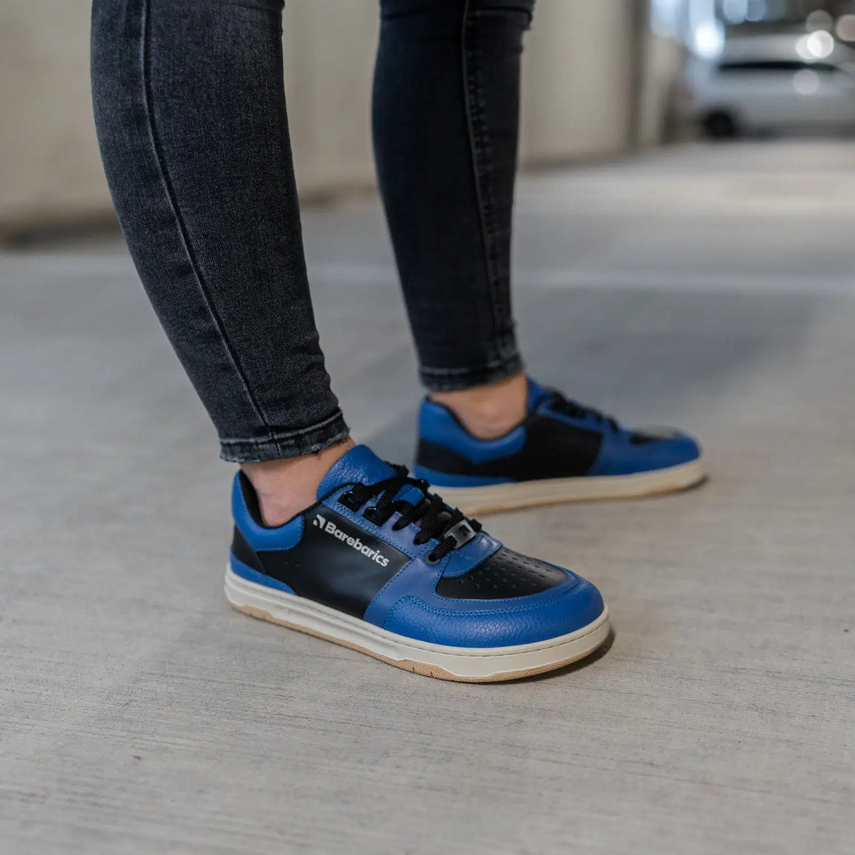 Barfuß-Sneaker Barebarics Wave - Schwarz & Blau