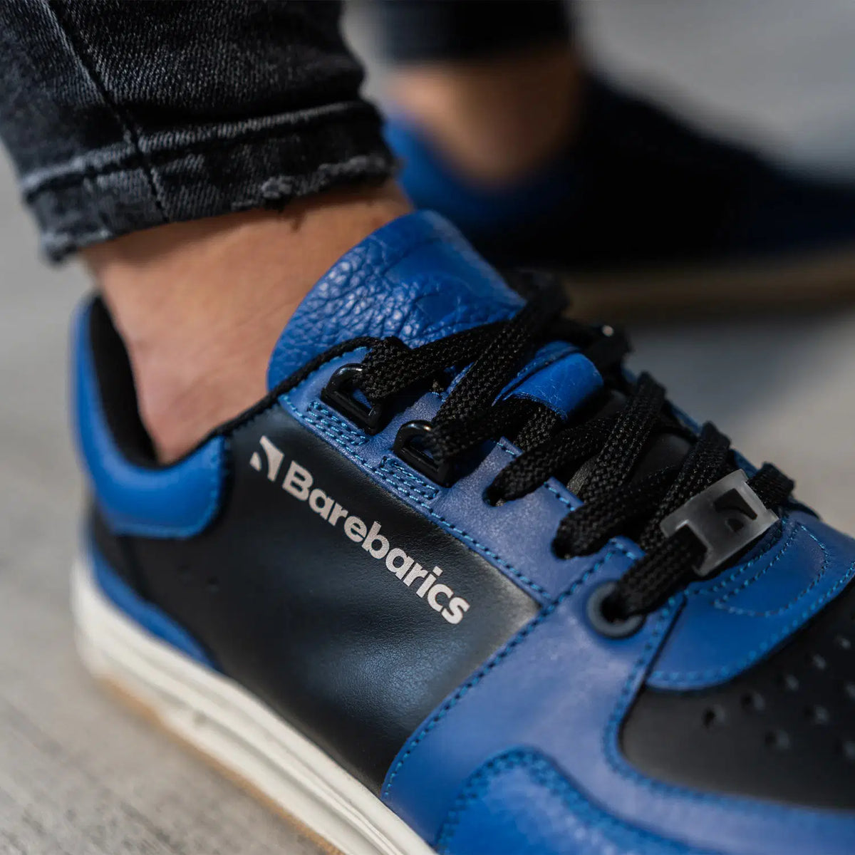 Barfuß-Sneaker Barebarics Wave - Schwarz & Blau