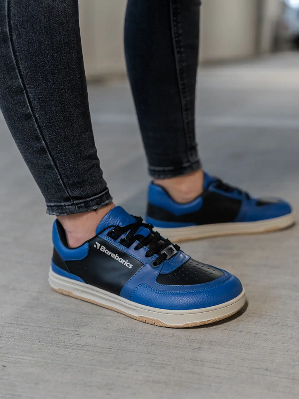 Barfuß-Sneaker Barebarics Wave - Schwarz & Blau