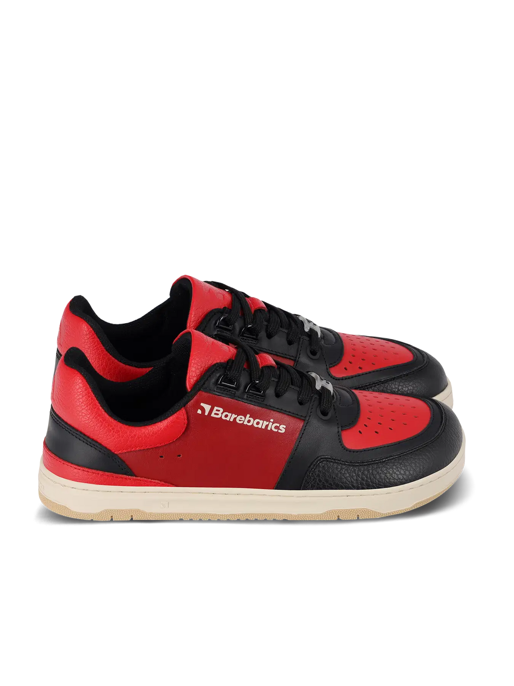 Barefoot Sneakers Barebarics Wave - Black & Red
