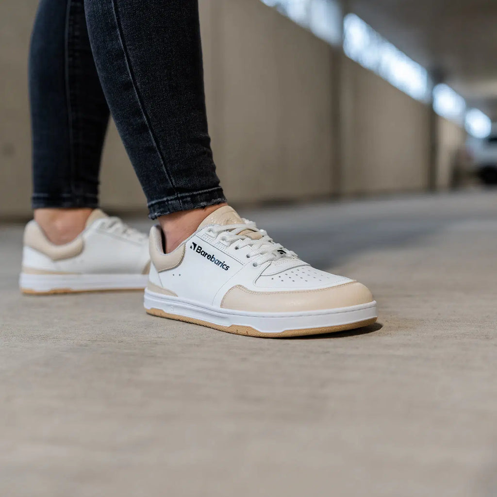 Barfuß-Sneaker Barebarics Wave - White & Beige