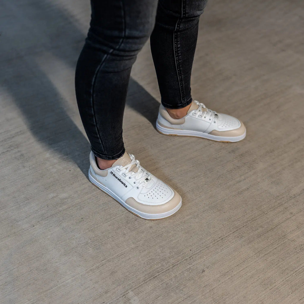 Barfuß-Sneaker Barebarics Wave - White & Beige