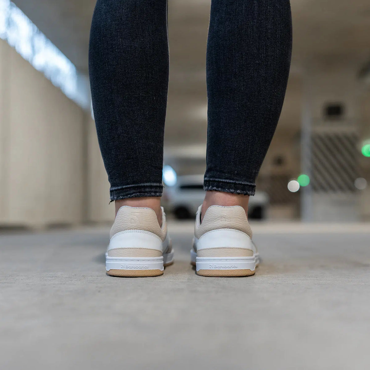 Barfuß-Sneaker Barebarics Wave - White & Beige