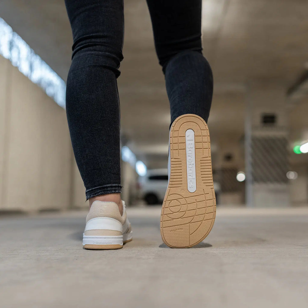 Barfuß-Sneaker Barebarics Wave - White & Beige