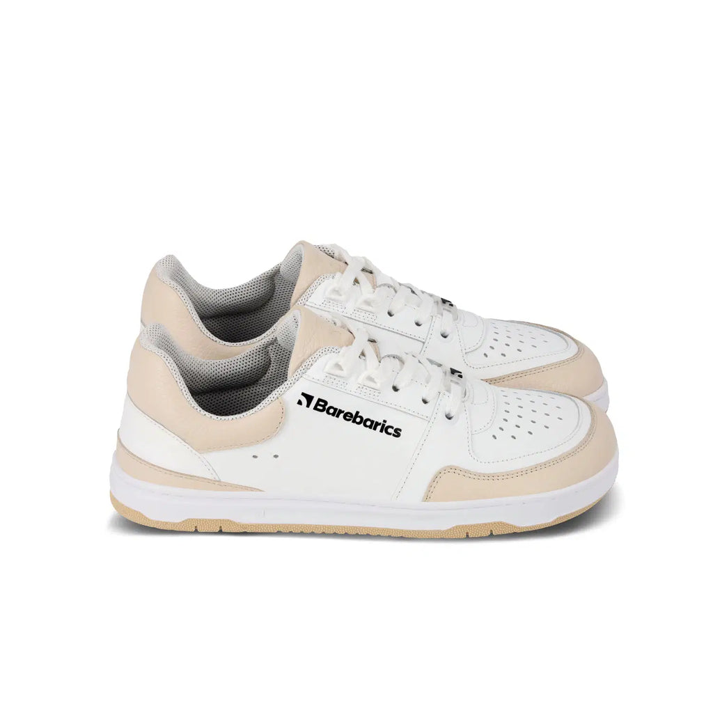 Barfuß-Sneaker Barebarics Wave - White & Beige