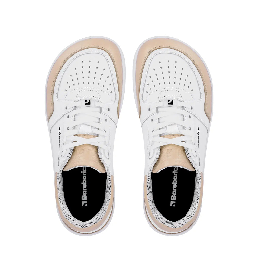 Barfuß-Sneaker Barebarics Wave - White & Beige