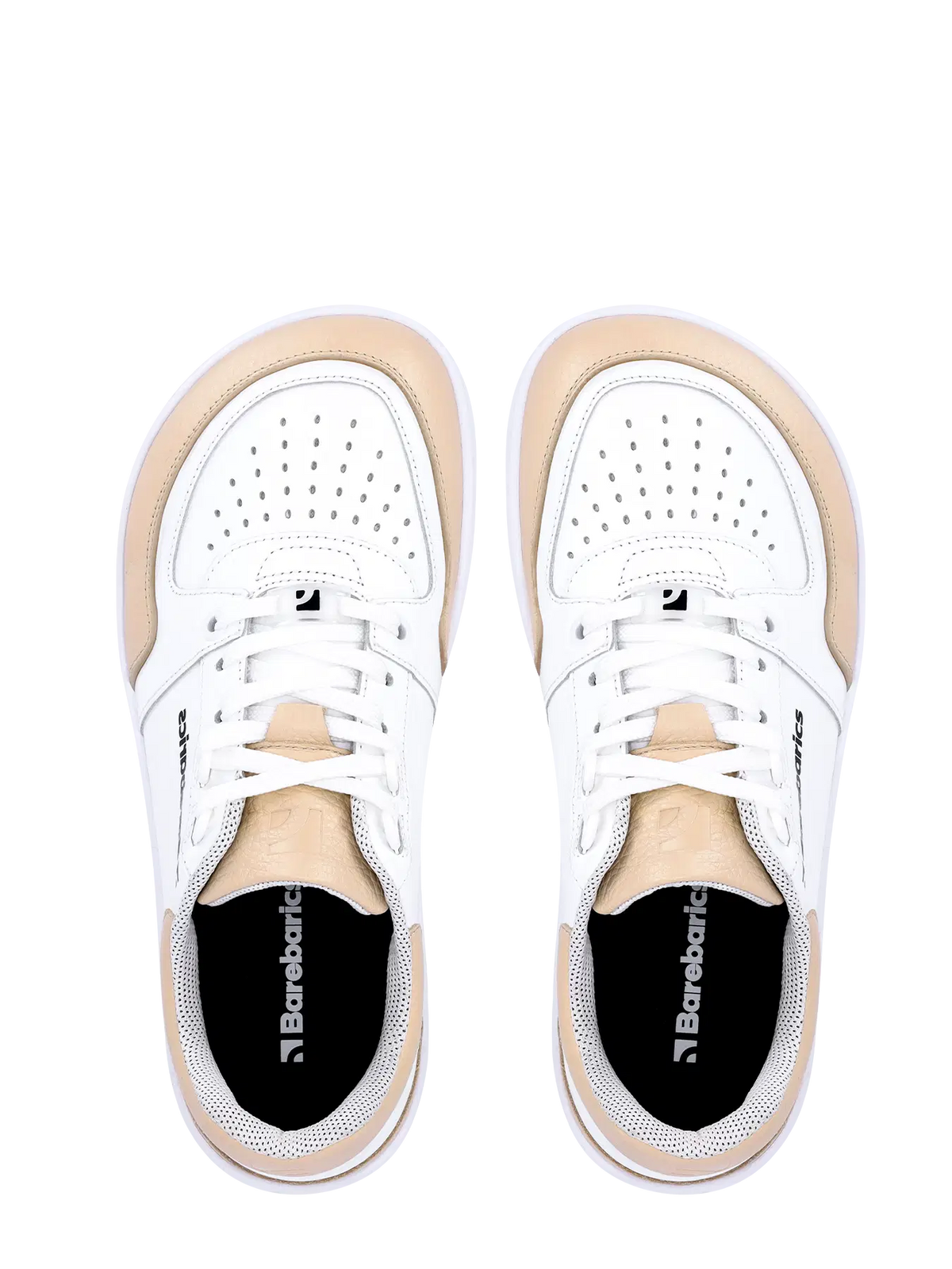 Barfuß-Sneaker Barebarics Wave - White & Beige
