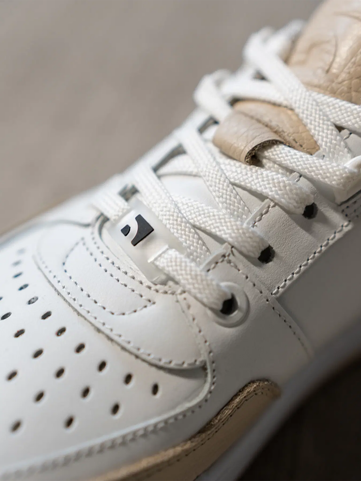 Barfuß-Sneaker Barebarics Wave - White & Beige