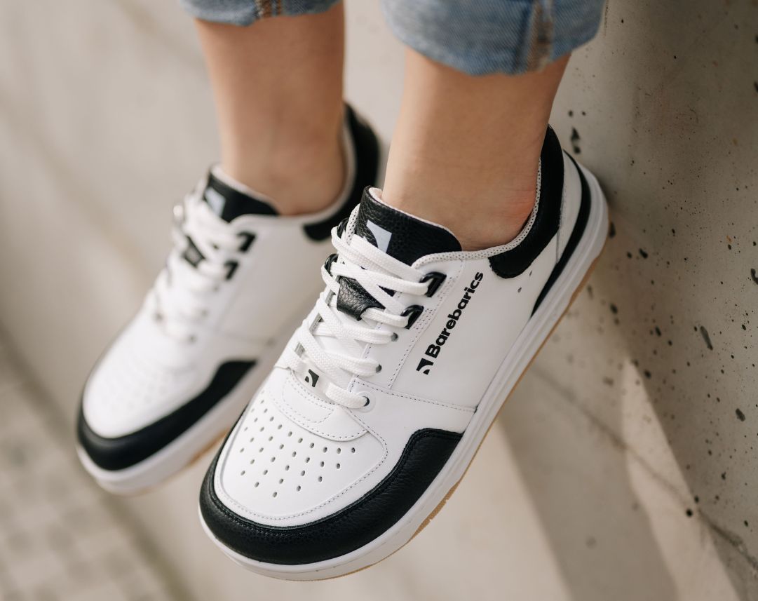 Barfuß Sneaker Barebarics Wave - Weiß & Schwarz