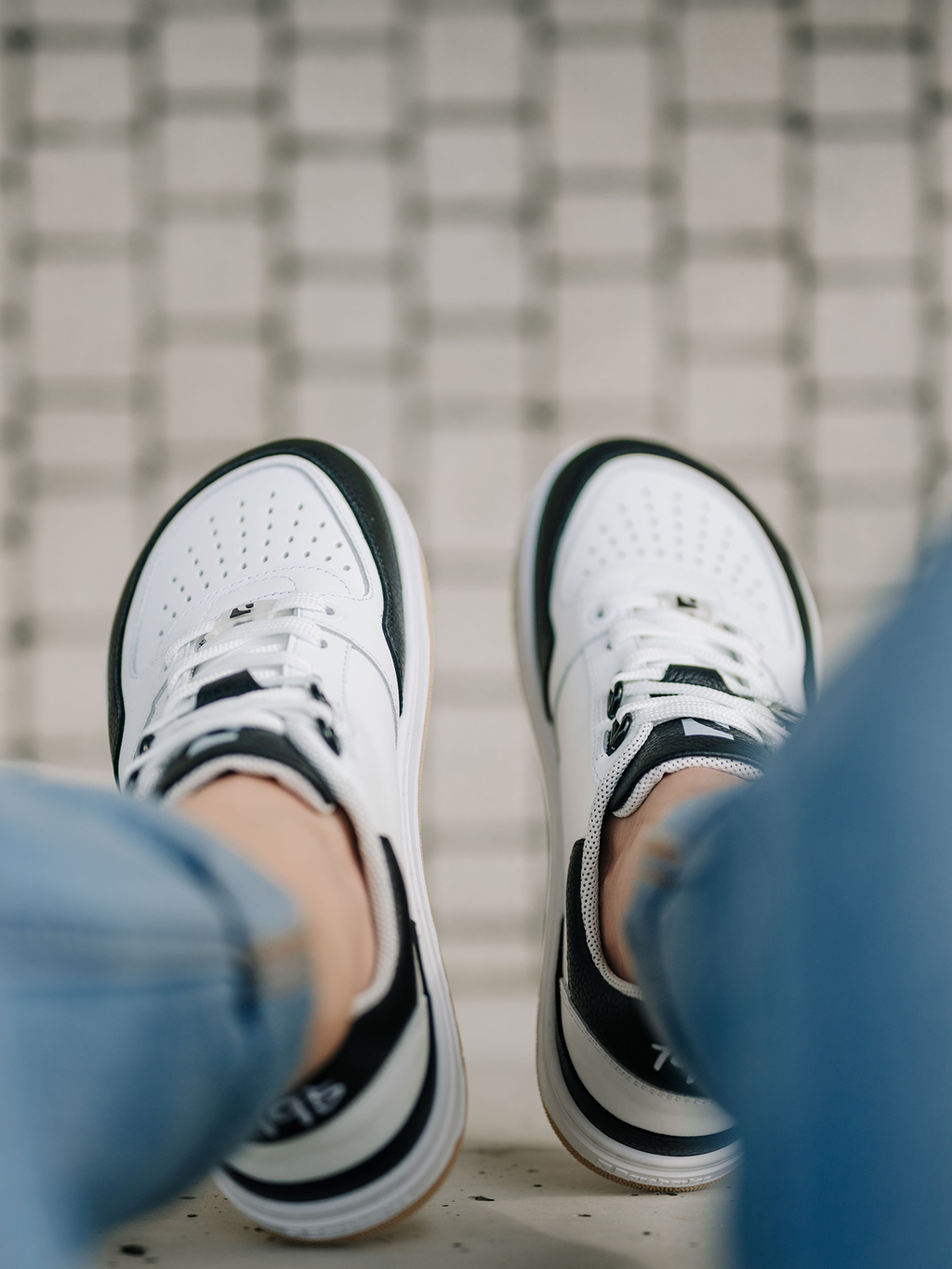 Barfuß Sneaker Barebarics Wave - Weiß & Schwarz