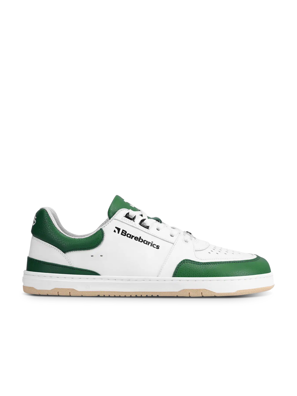 Barfuß Sneaker Barebarics Wave - Weiß & Dunkelgrün