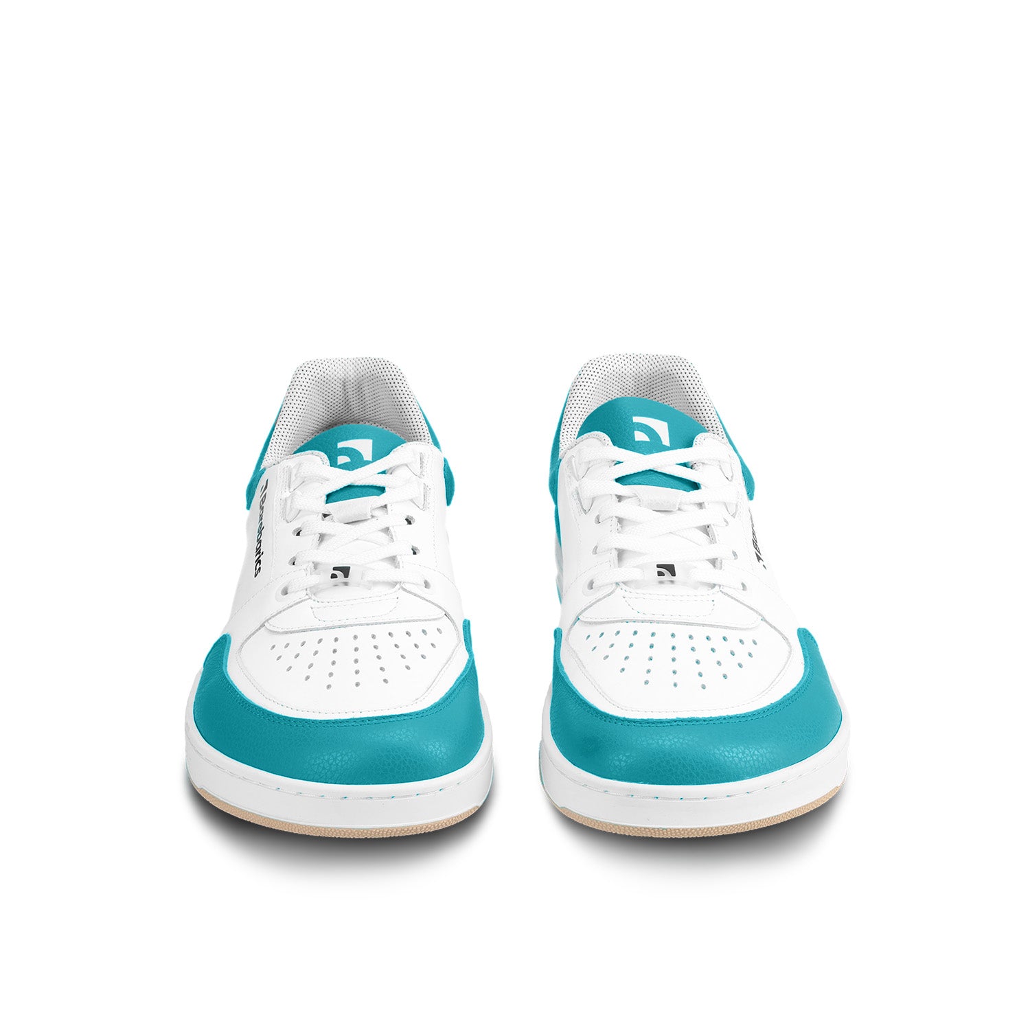 Barfuß-Sneaker Barebarics Wave - Weiß & Dunkeltürkis