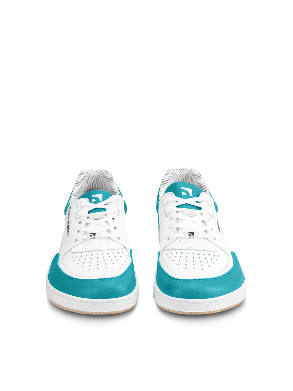 Barfuß-Sneaker Barebarics Wave - Weiß & Dunkeltürkis