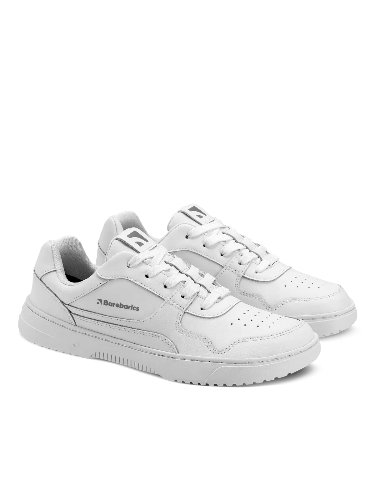 Barfuß-Sneaker Barebarics Zing - All White - Leder