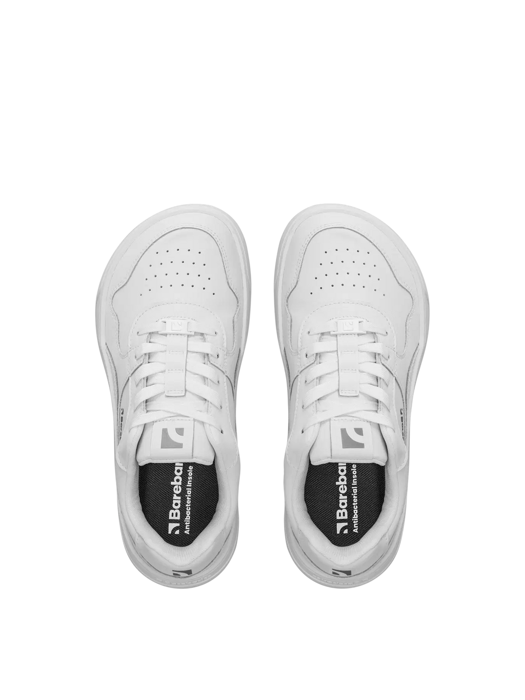 Barfuß-Sneaker Barebarics Zing - All White - Leder