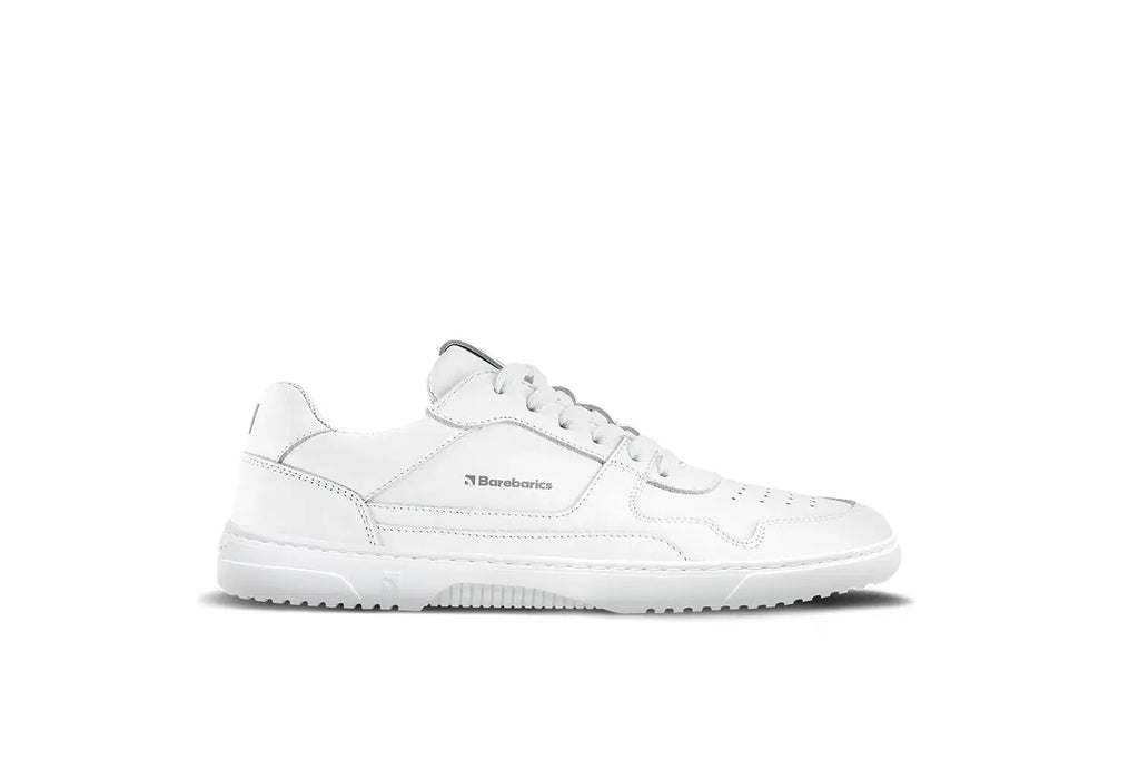 Barfuß-Sneaker Barebarics Zing - All White - Leder