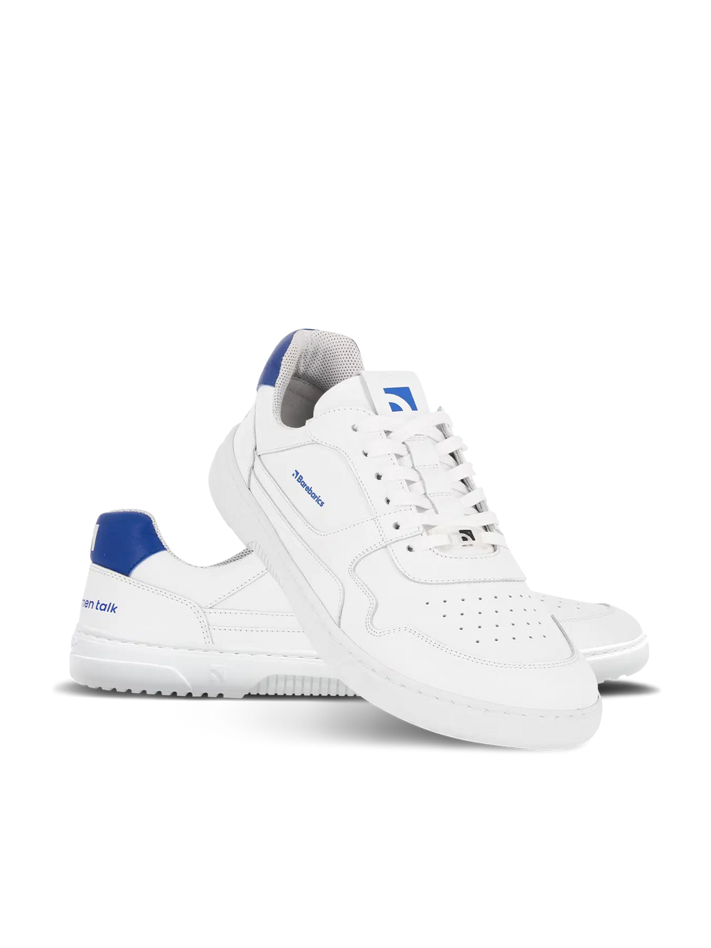 Barfuß-Sneaker Barebarics Zing - Brave Men Talk - Weiß & Blau