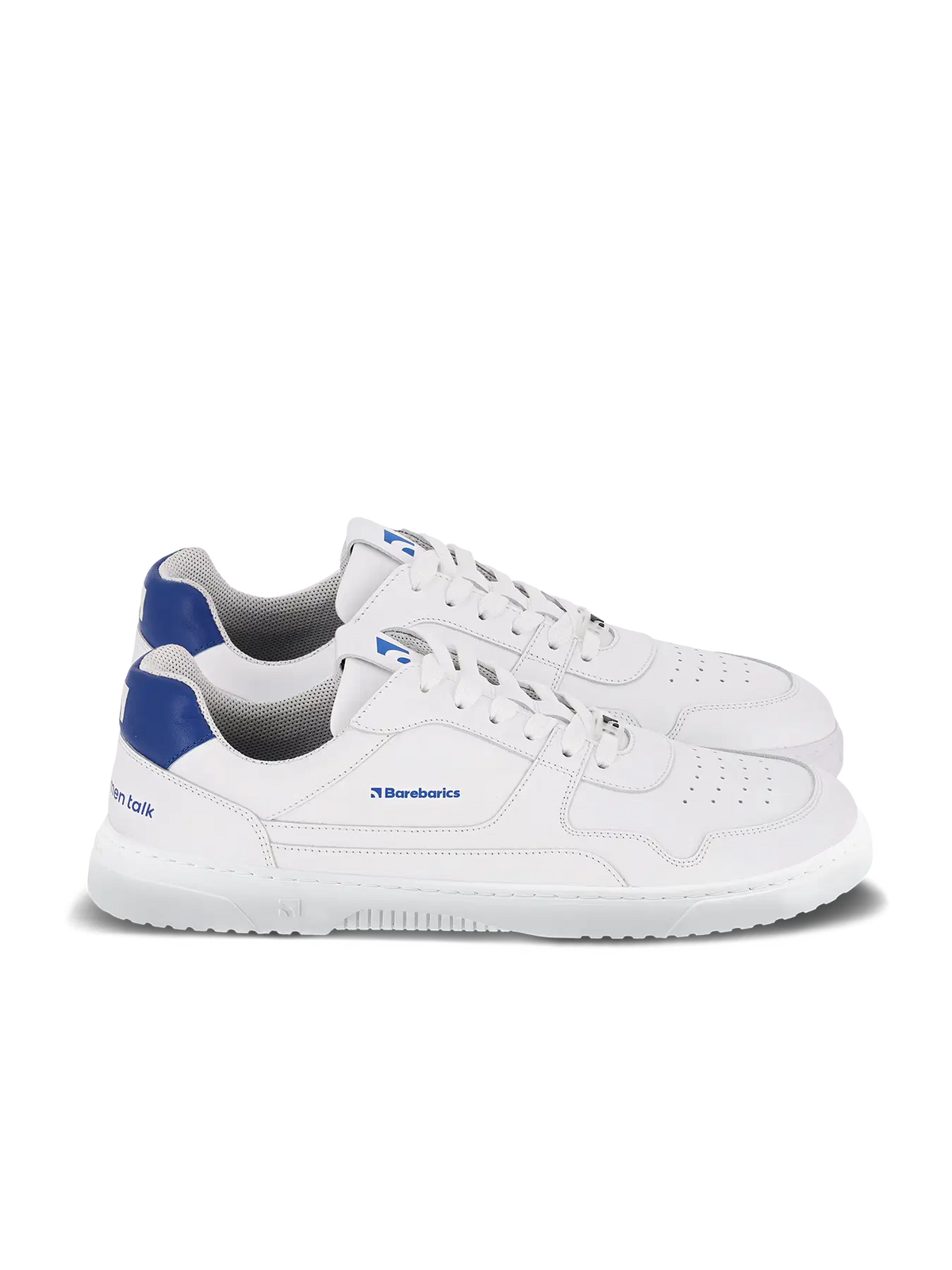 Barfuß-Sneaker Barebarics Zing - Brave Men Talk - Weiß & Blau