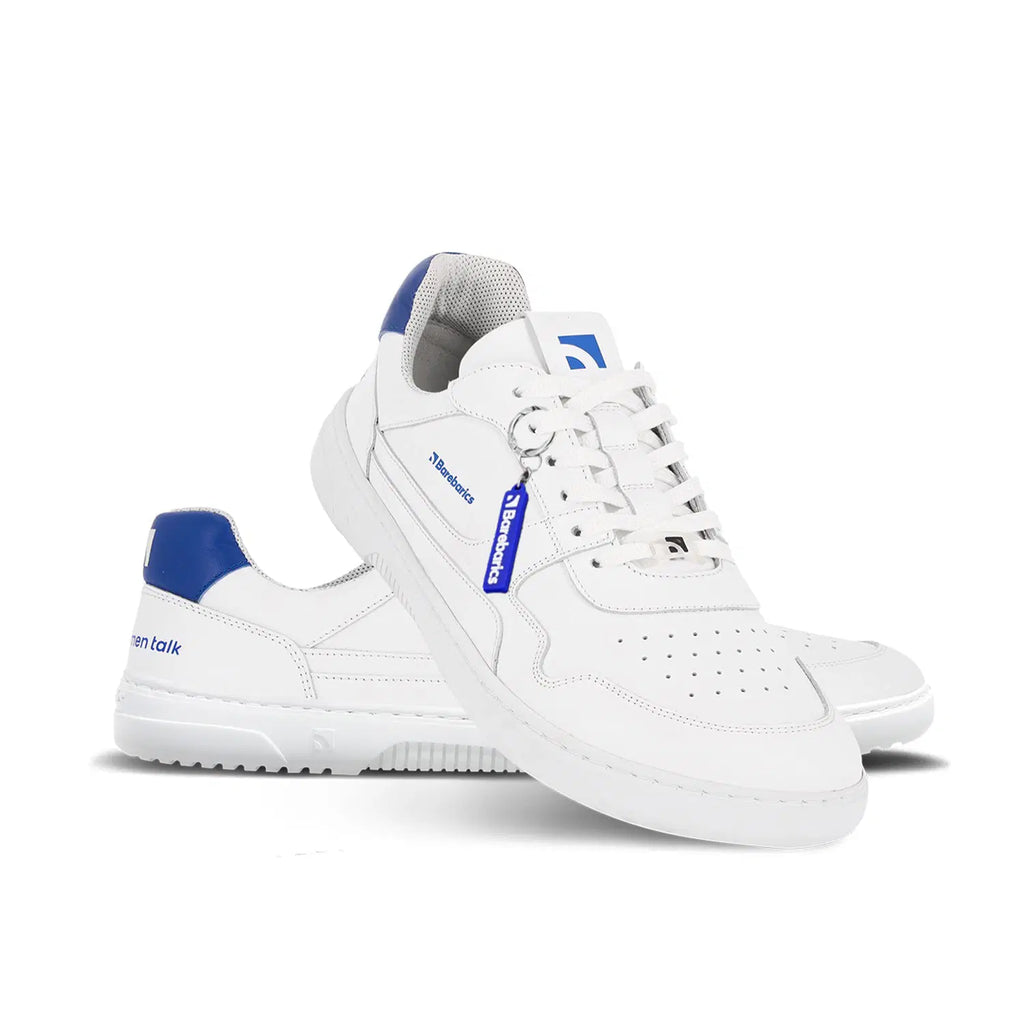 Barfuß-Sneaker Barebarics Zing - Brave Men Talk - Weiß & Blau