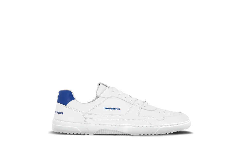 Barfuß-Sneaker Barebarics Zing - Brave Men Talk - Weiß & Blau