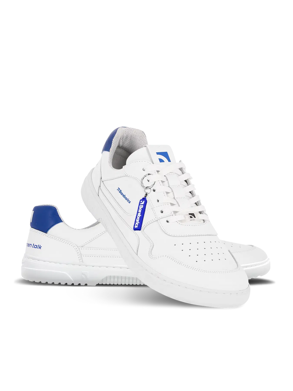 Barfuß-Sneaker Barebarics Zing - Brave Men Talk - Weiß & Blau
