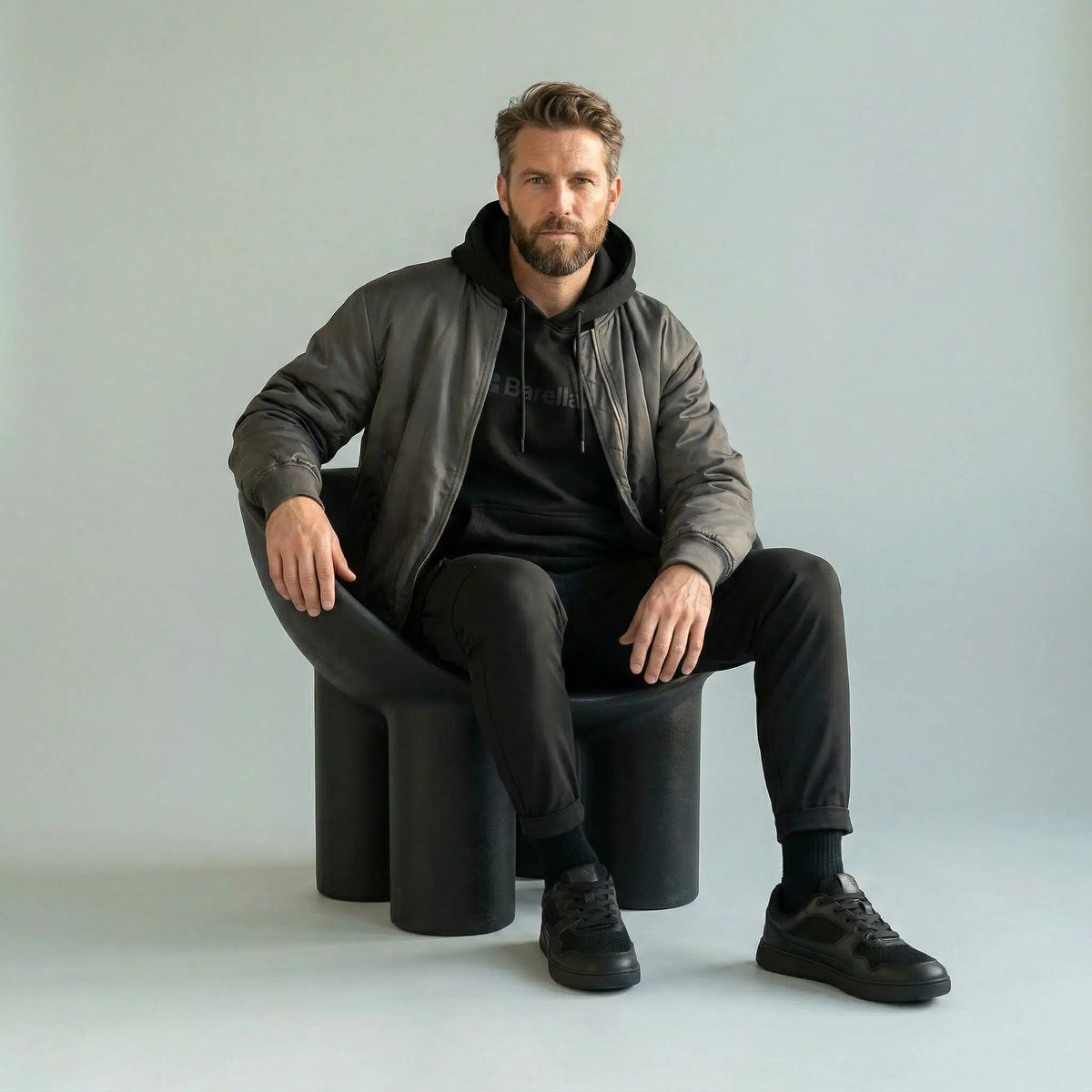 Barefoot Sneakers Barebarics Zing - Fresh - All Black
