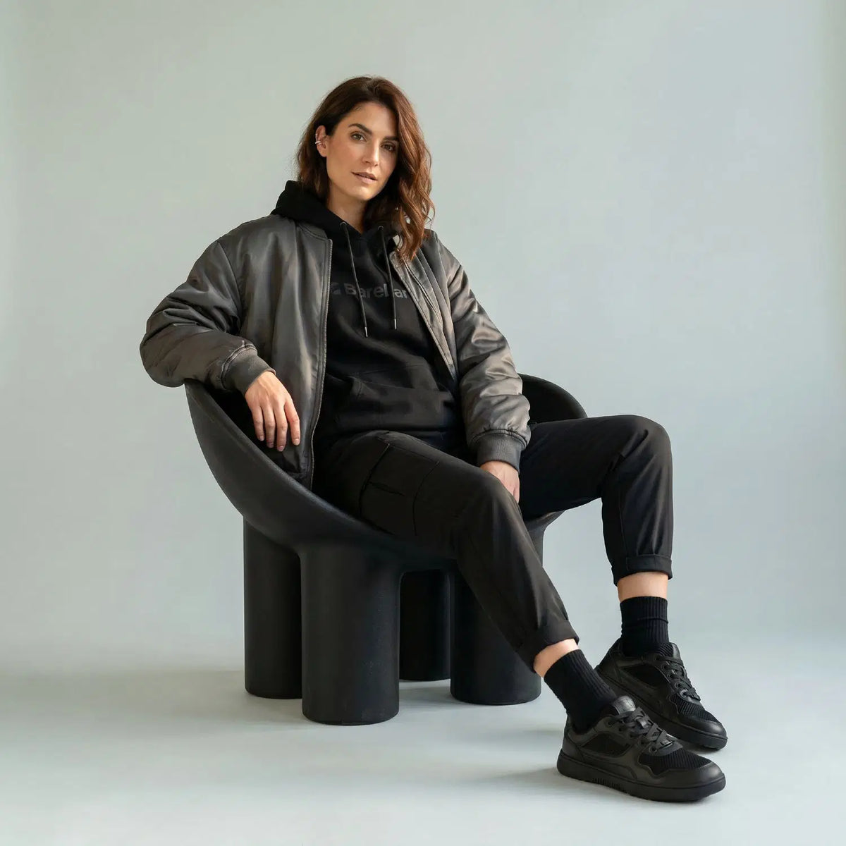 Barefoot Sneakers Barebarics Zing - Fresh - All Black