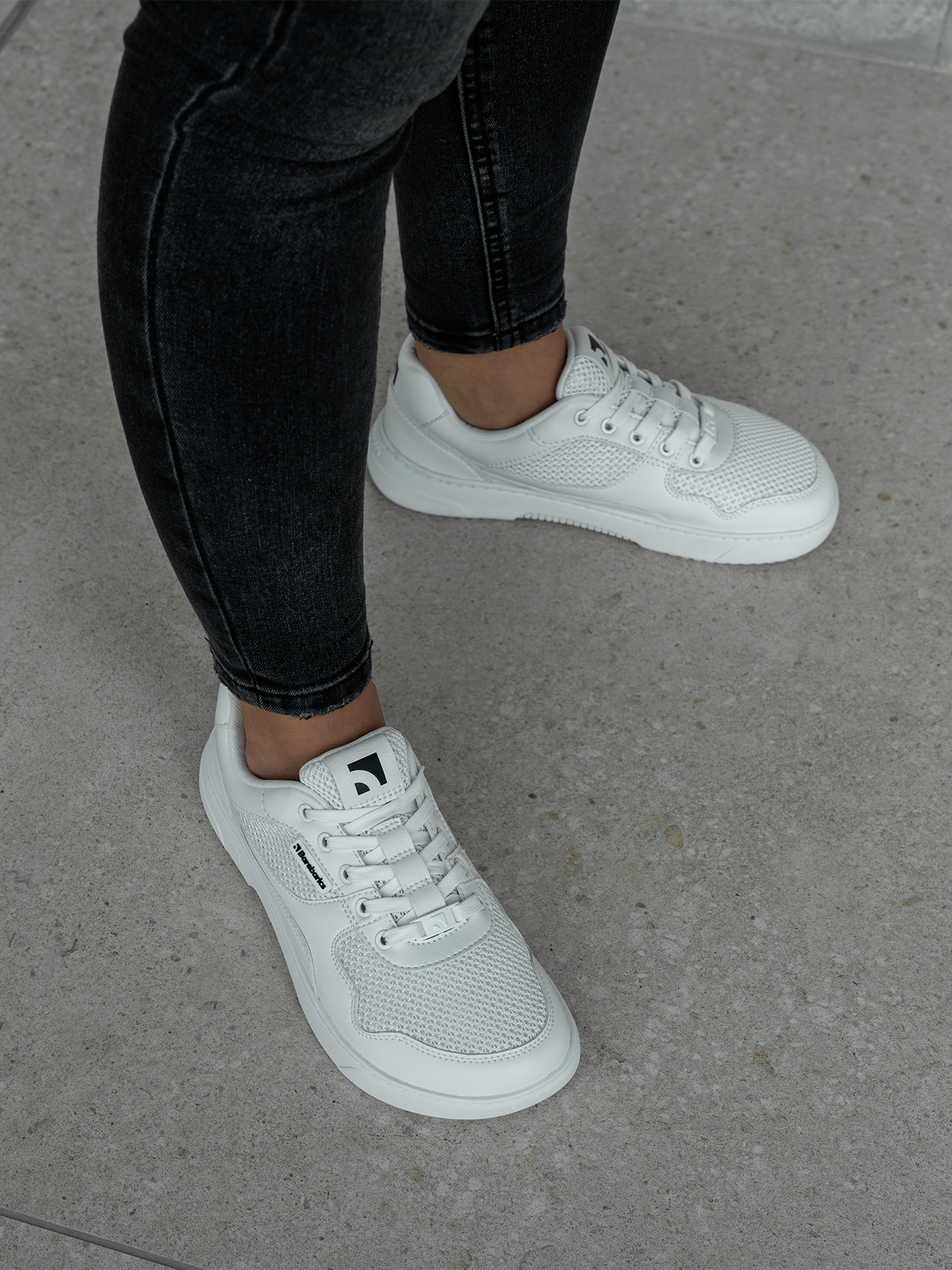 Barfuß-Sneaker Barebarics Zing - Fresh - All White