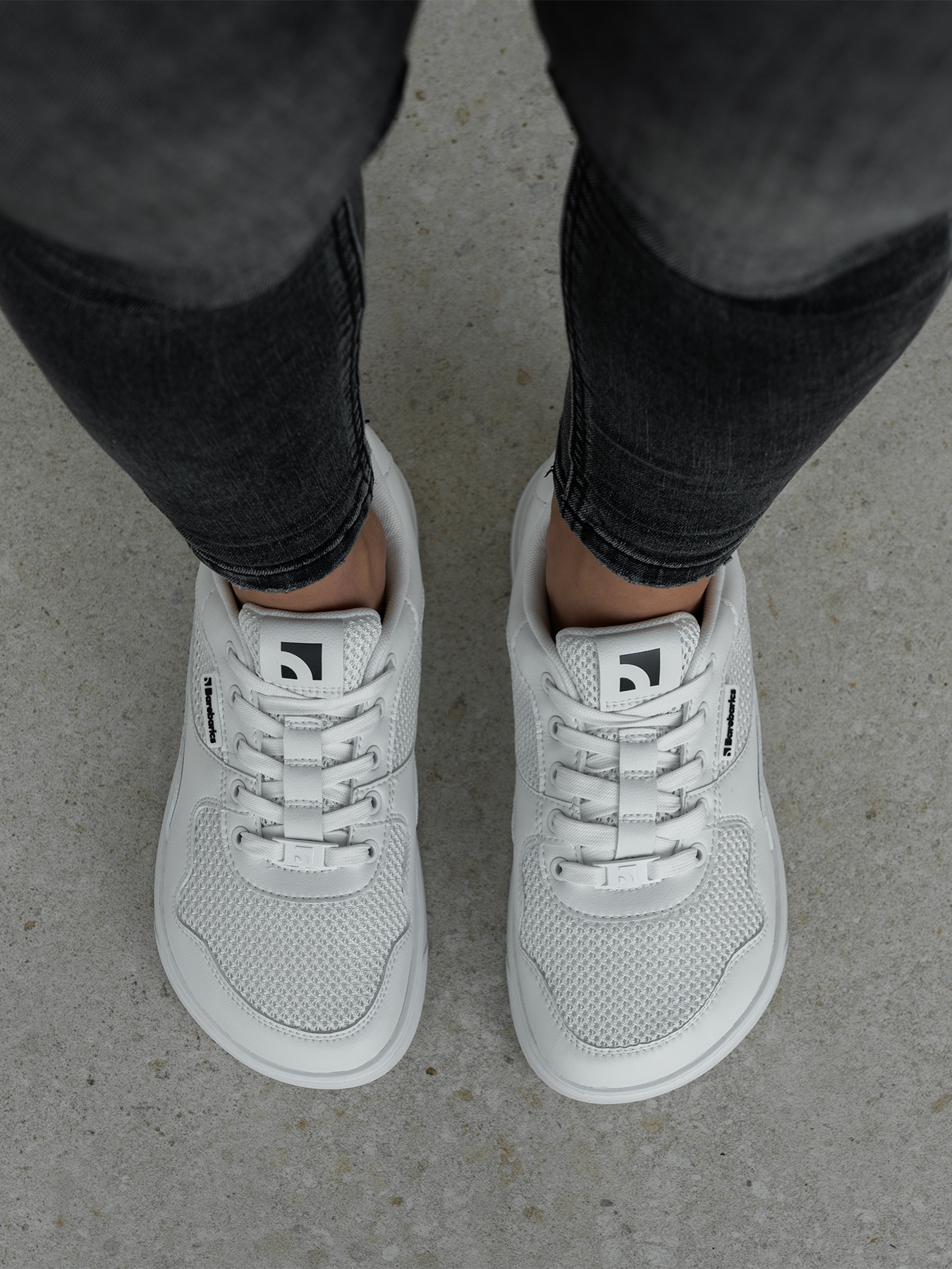 Barfuß-Sneaker Barebarics Zing - Fresh - All White