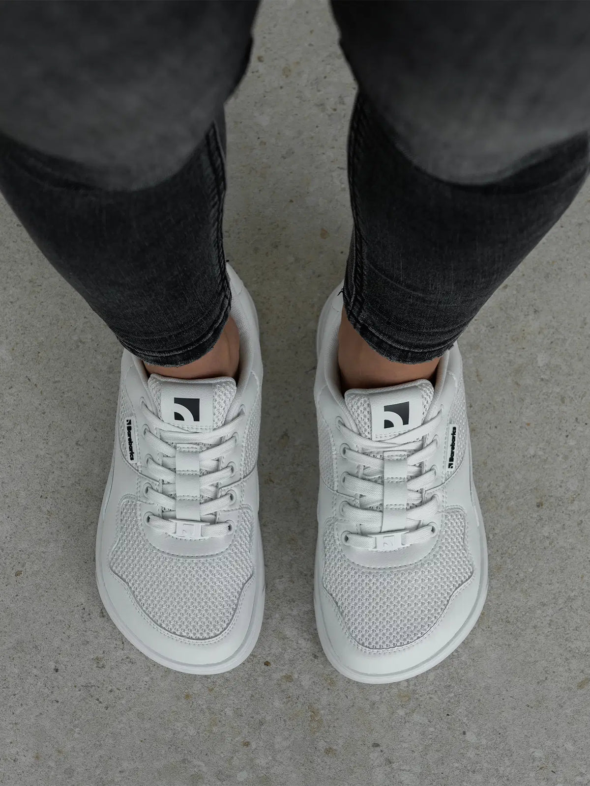 Barfuß-Sneaker Barebarics Zing - Fresh - All White