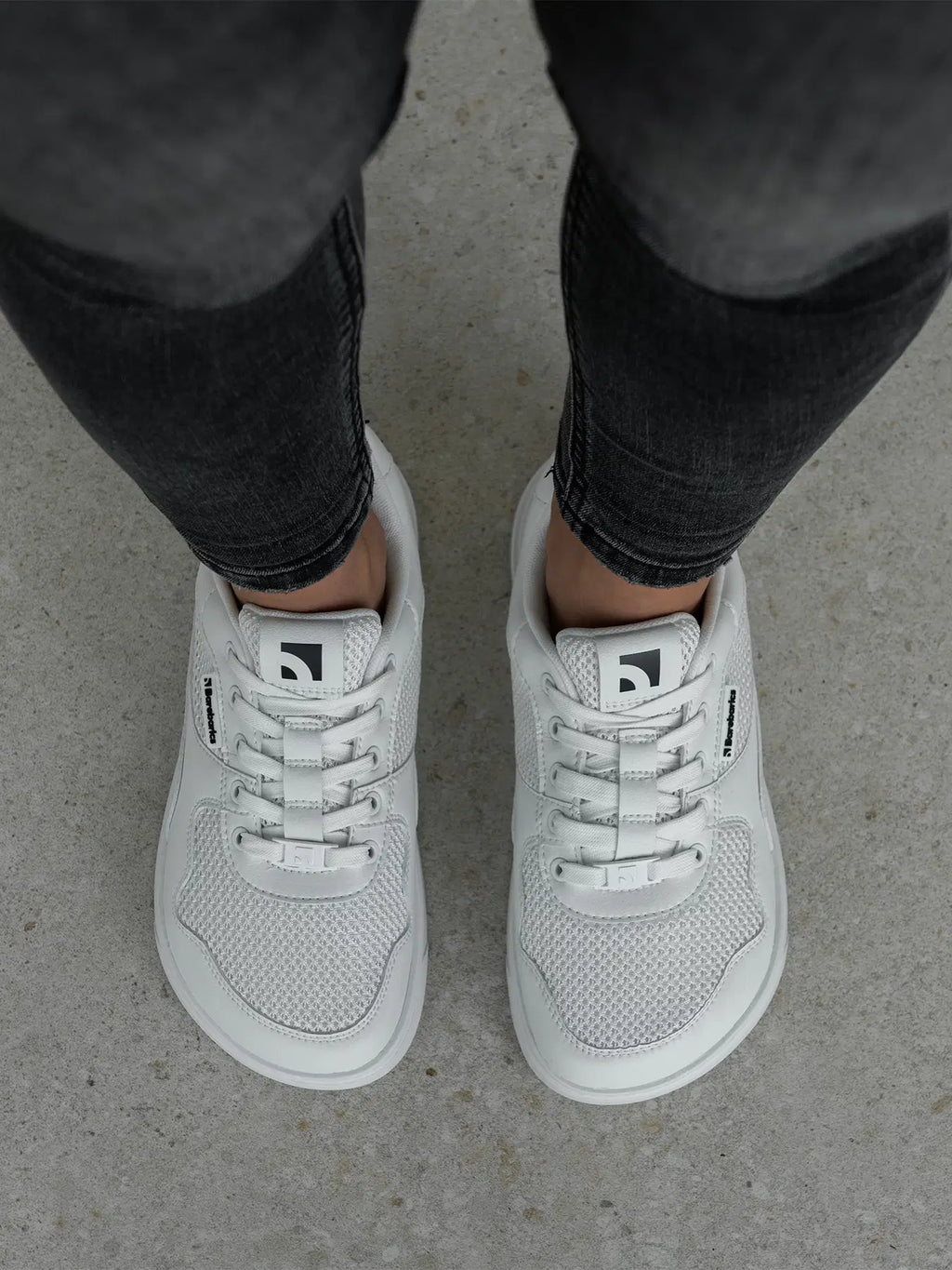 Barfuß-Sneaker Barebarics Zing - Fresh - All White