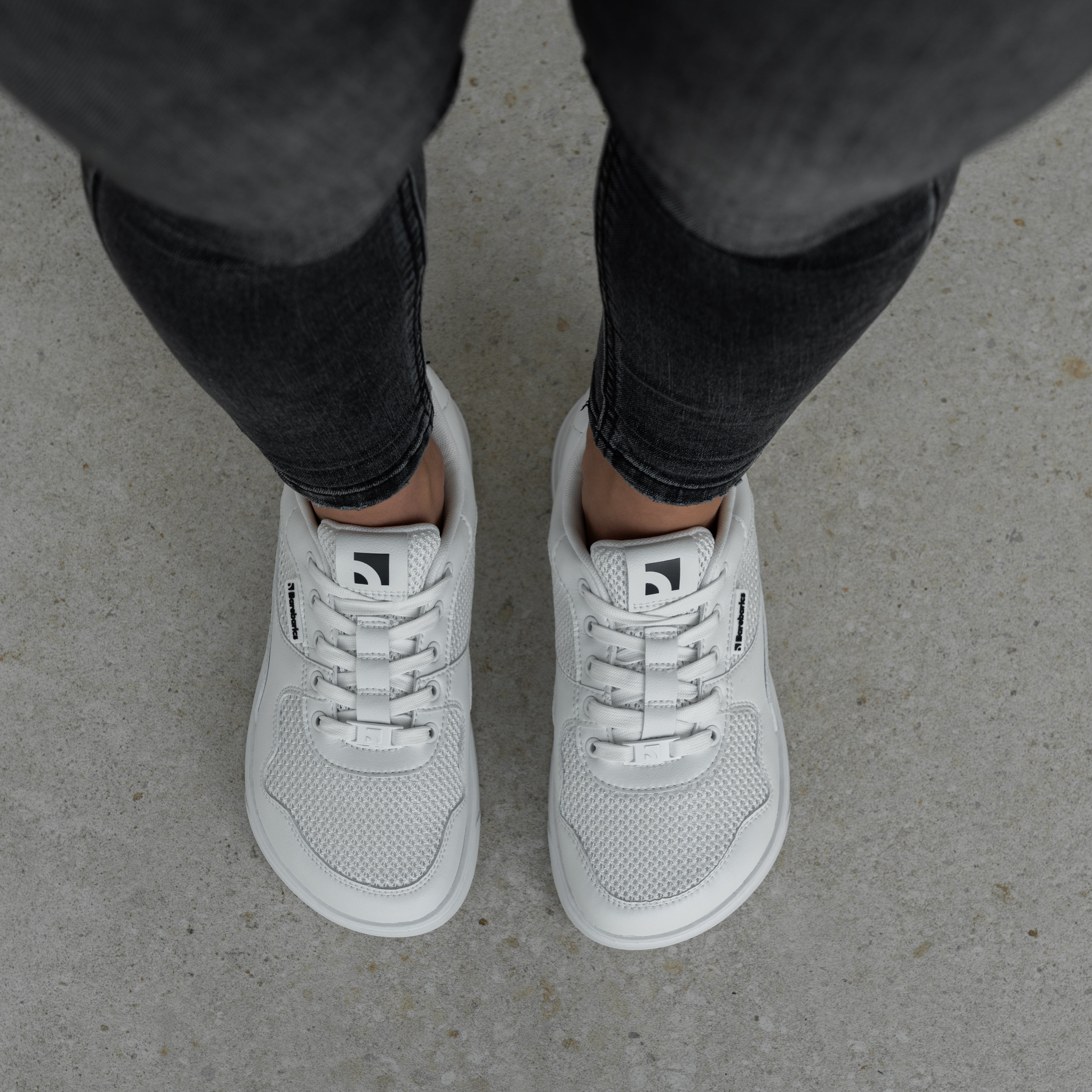Barfuß-Sneaker Barebarics Zing - Fresh - All White