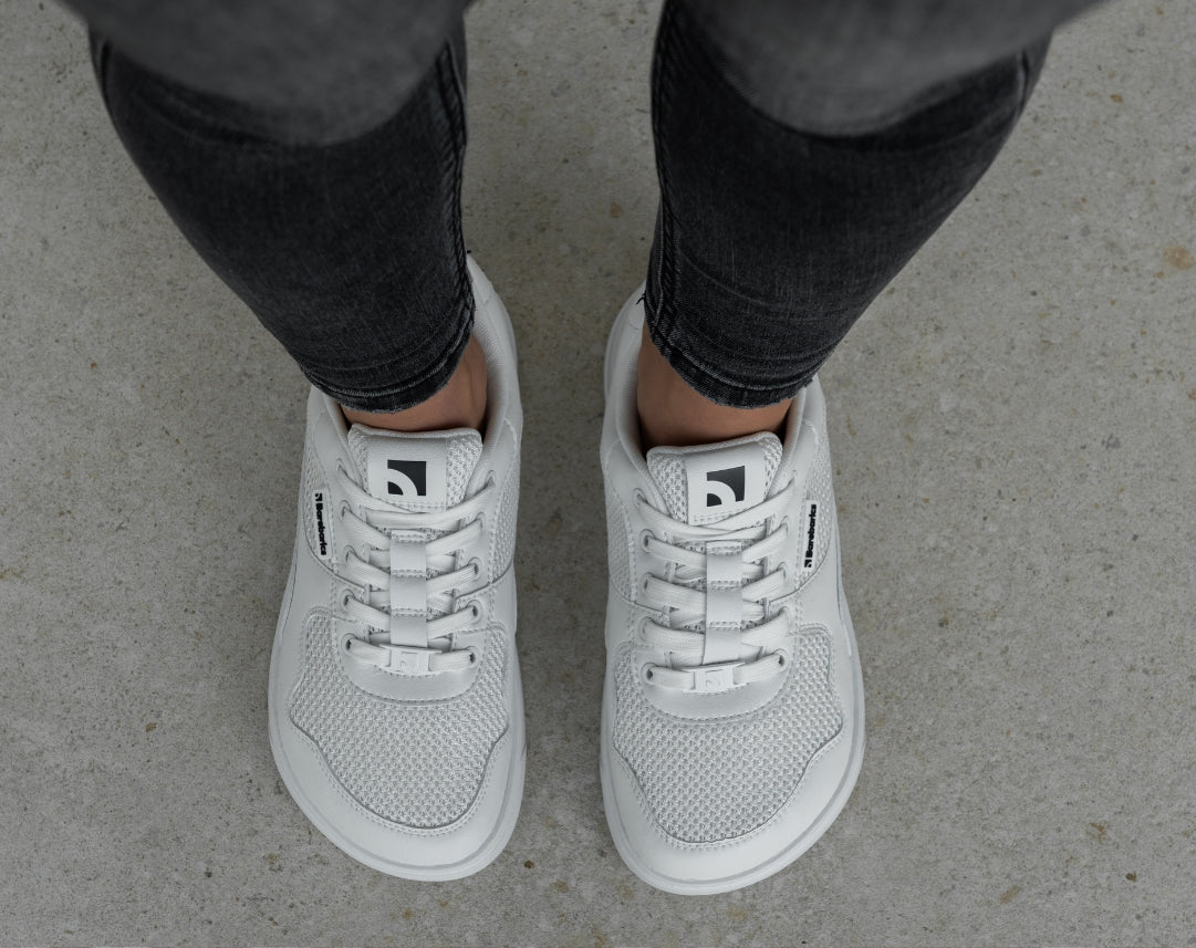 Barfuß-Sneaker Barebarics Zing - Fresh - All White