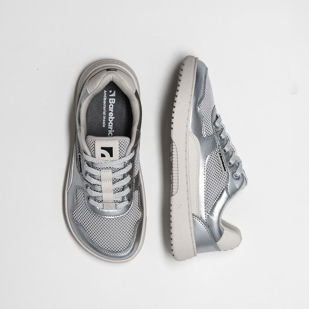 Barfuß-Sneaker Barebarics Zing - Fresh - Silver