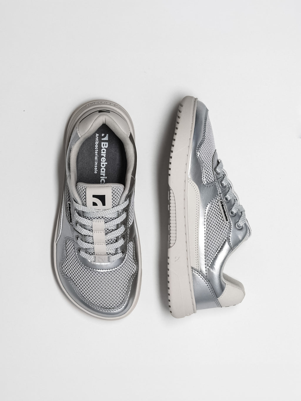 Barfuß-Sneaker Barebarics Zing - Fresh - Silver