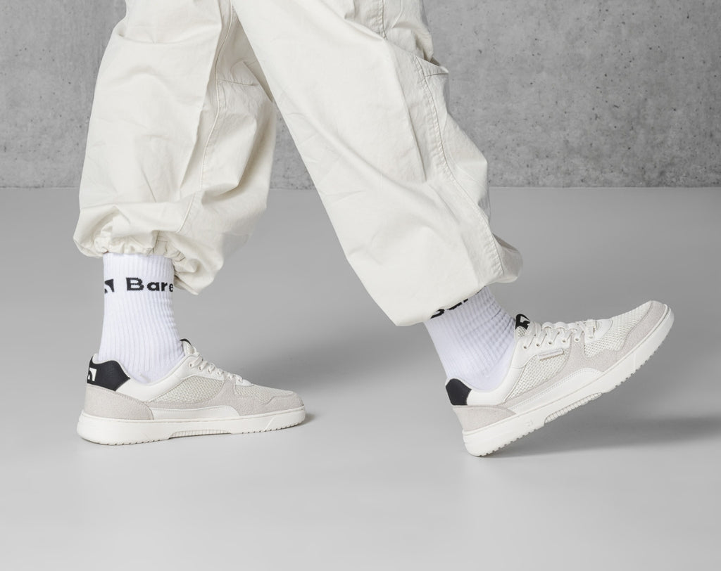 Barfuß-Sneaker Barebarics Zing - Fresh - Weiß & Beige