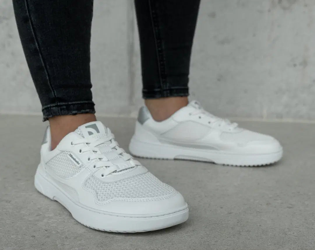 Barefoot Sneakers Barebarics Zing - Fresh - White & Silver